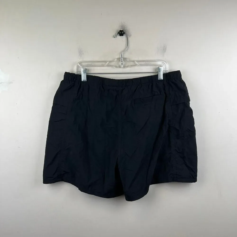 Marlboro Adventure 90s Black Nylon Shorts Size L
